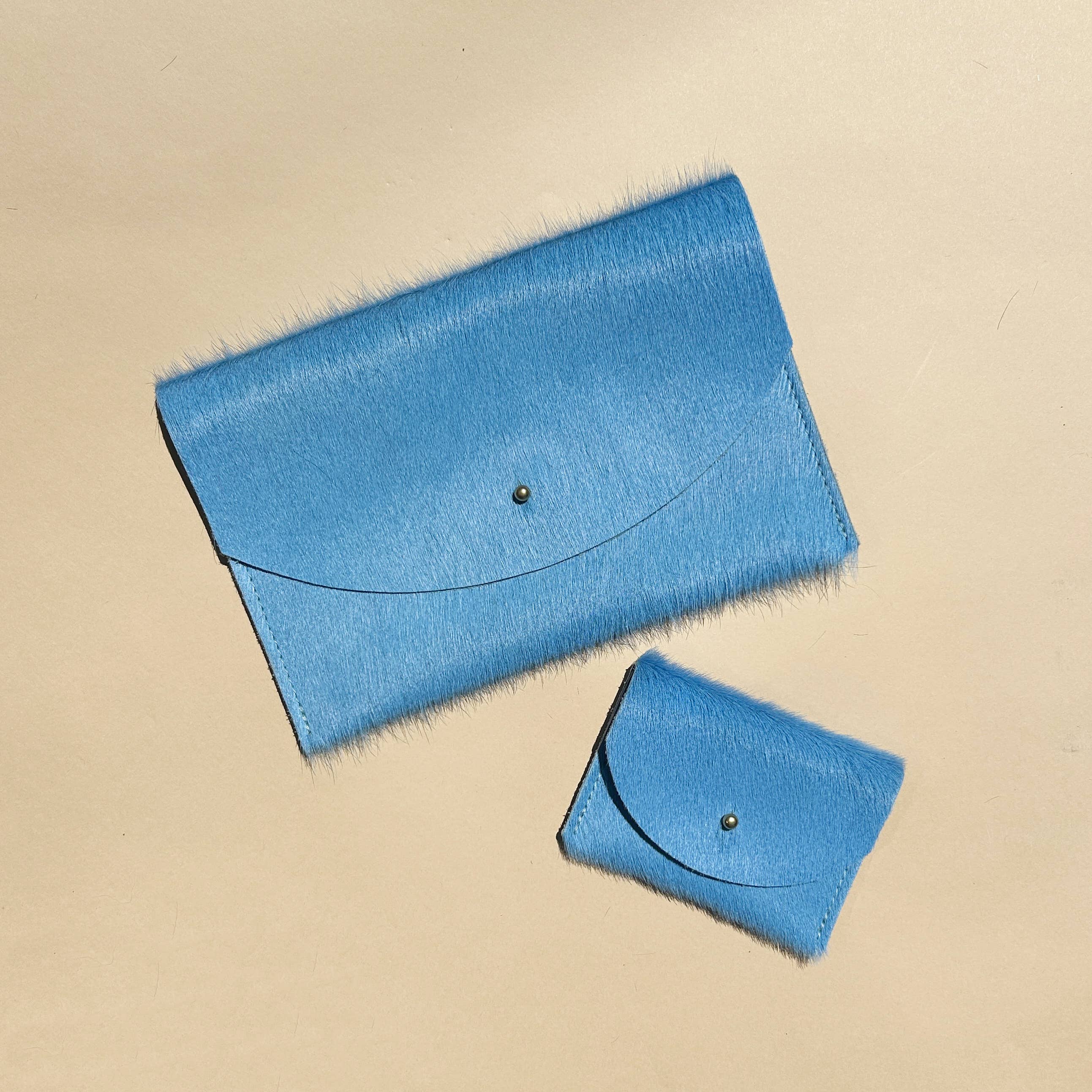 Envelope Pouch - Robin Hair on Hide
