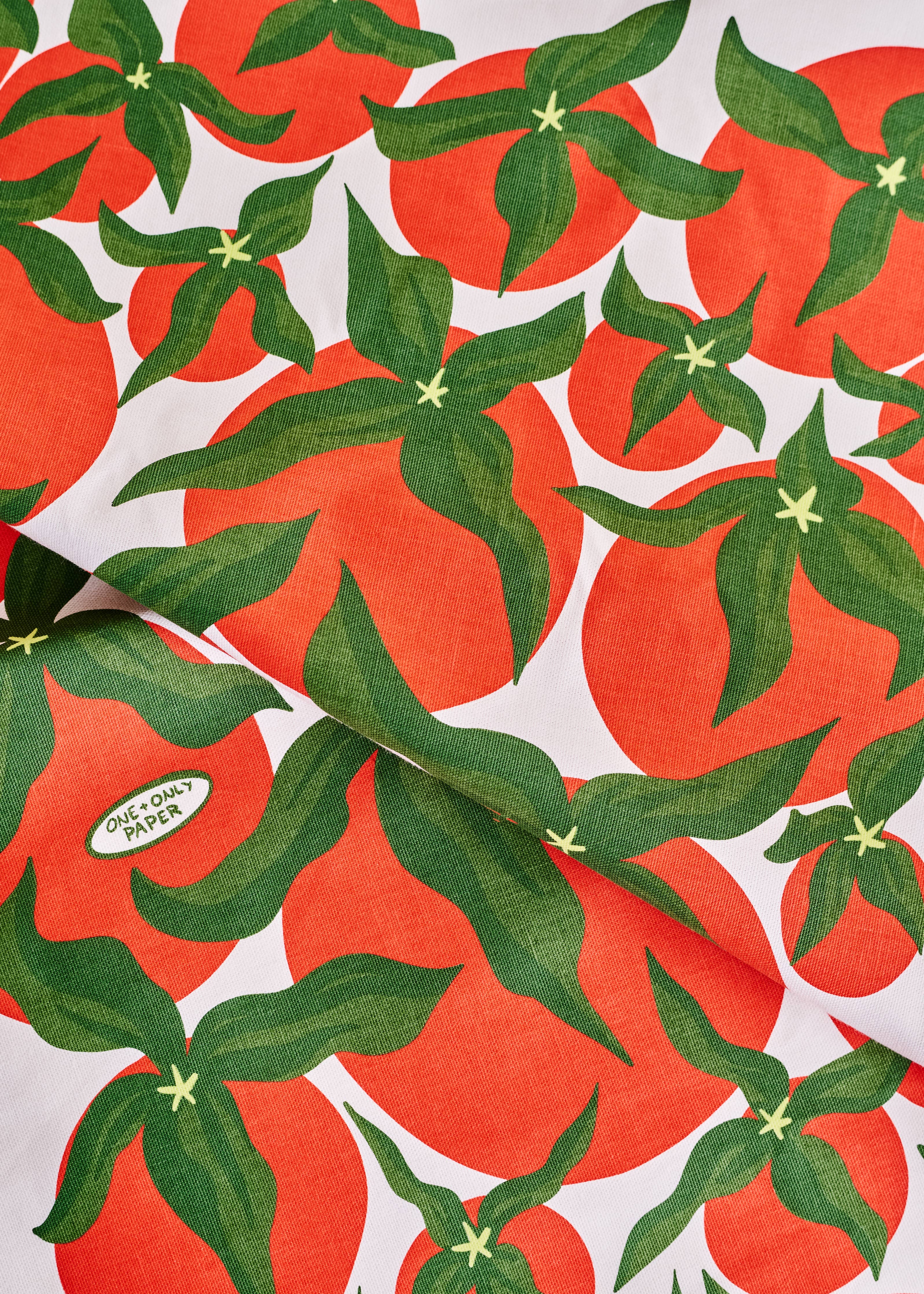 Pomodoro Tomato Red Illustration Tea Towel