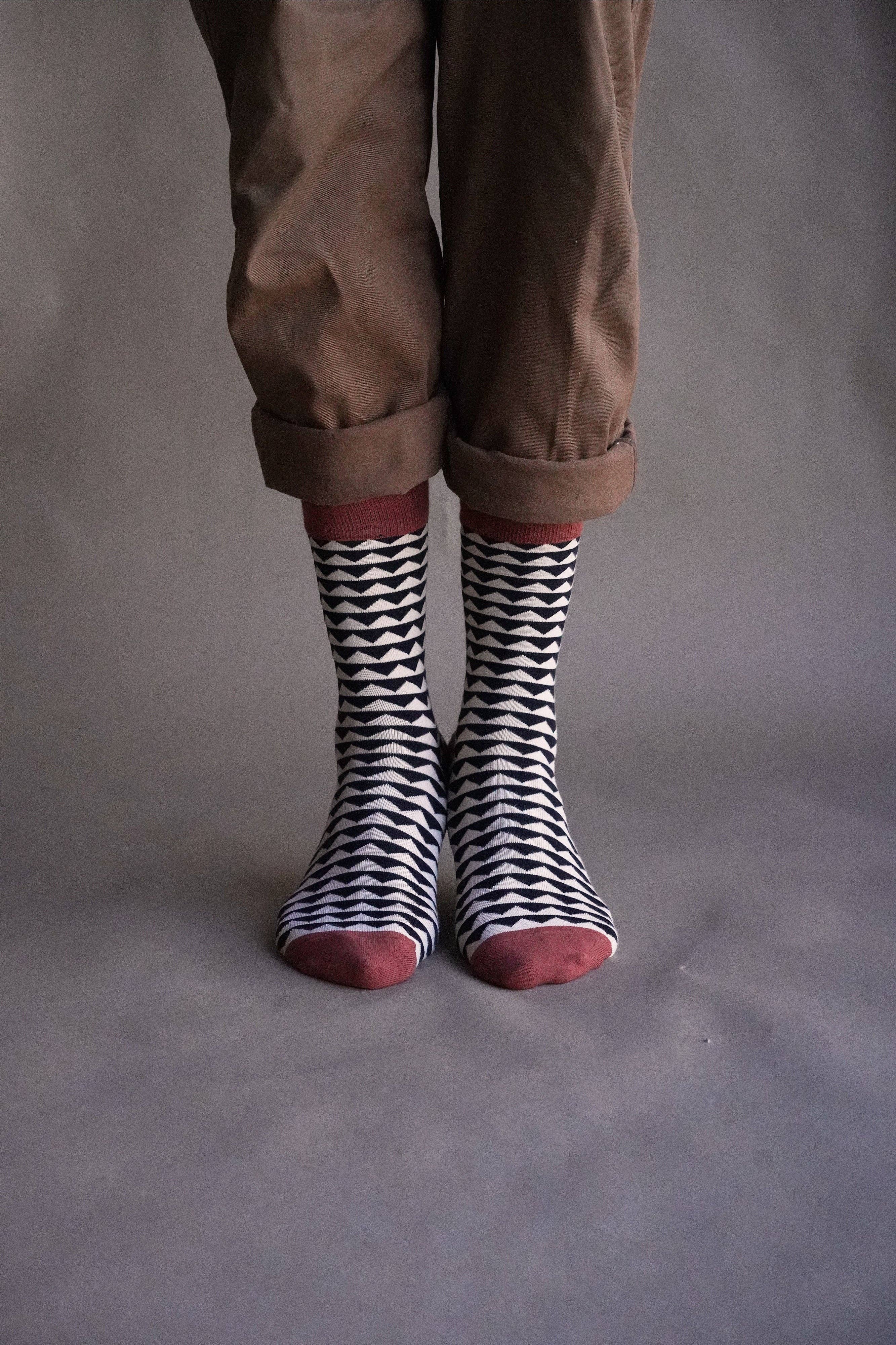 ‘Peaks’ Socks