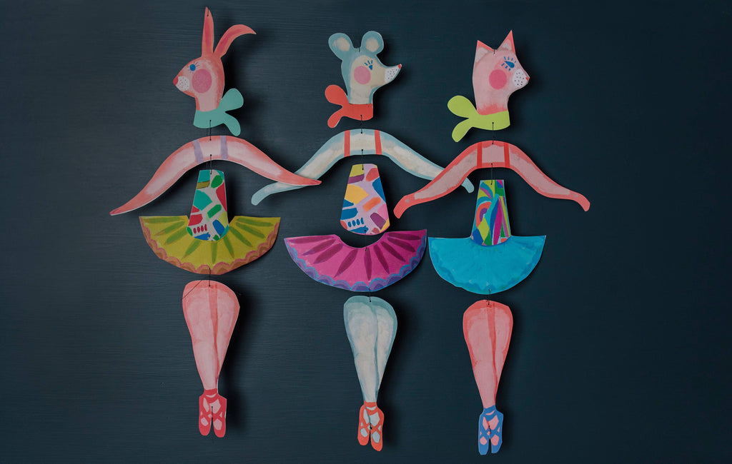 Rabbit Ballerina Nursery Mobile