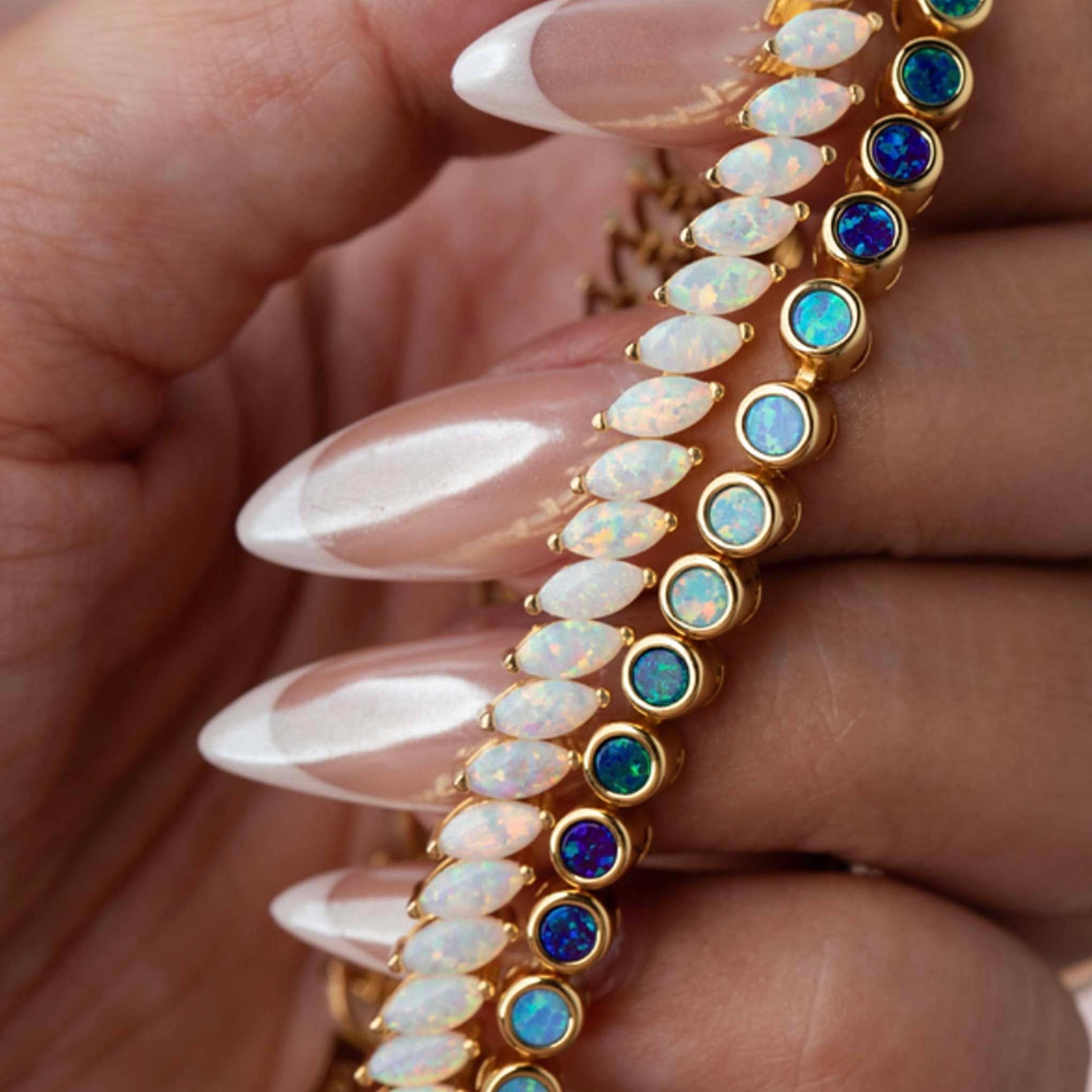 Opal Ombre Tennis Bracelet